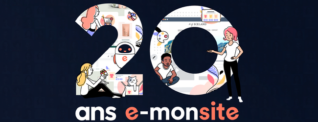 🎂 E-monsite fête ses 20 ans 🎉