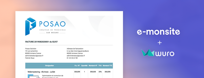 Module Boutique : La facturation de vos ventes est maintenant plus complète avec Wuro